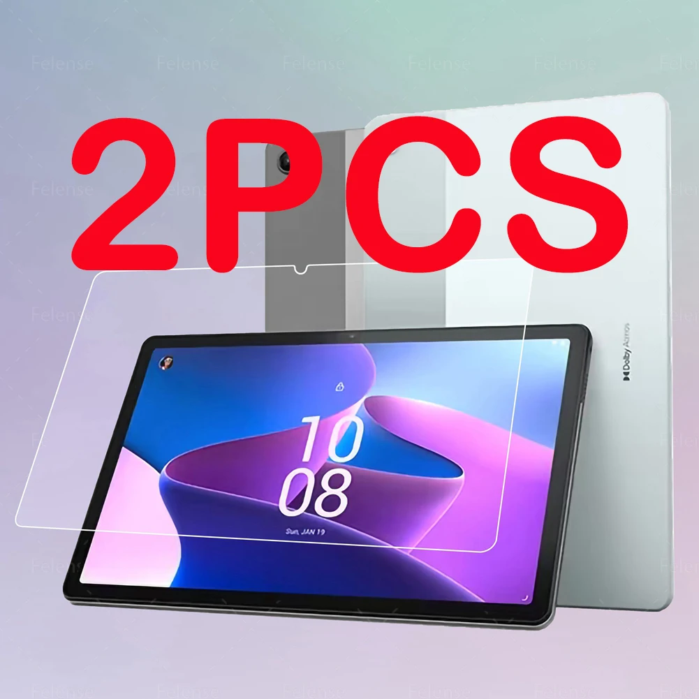 2PCS Tempered Glass Screen Protector For Lenovo Tab M10 FHD Plus 3rd