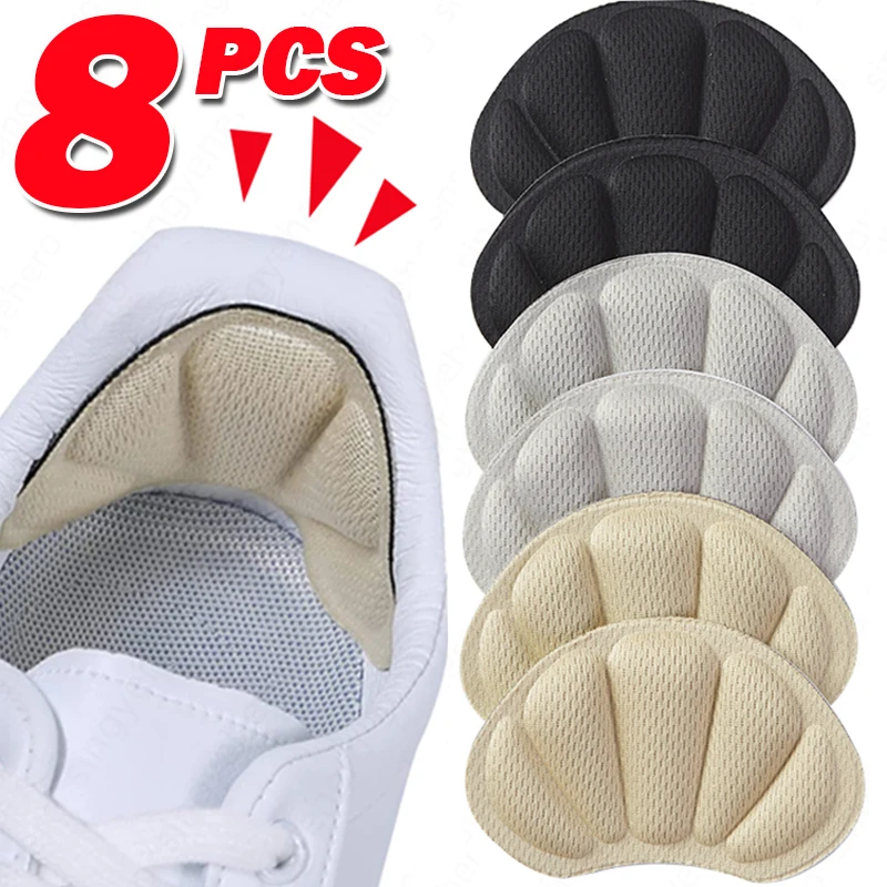 Heel Pads Lightweight for Sport Shoes Adjustable Cute Size Back Sticker Antiwear Feet Soft Pad Relief Anti-wear Cushions 2/8PCS heel cushion insole heel patch insole heel cushion protector heel insoles heel protector patches heel protector pads heel grips heel protector