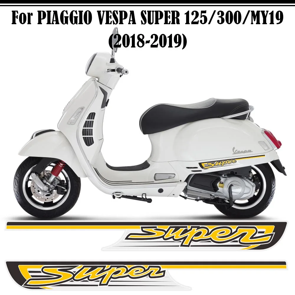 For PIAGGIO VESPA GTS SUPER 125 300 MY19 MY 19 HPE Motorcycle Body Shell Decal Sticker GTS Moto Film Reflective Paster 2018 2019