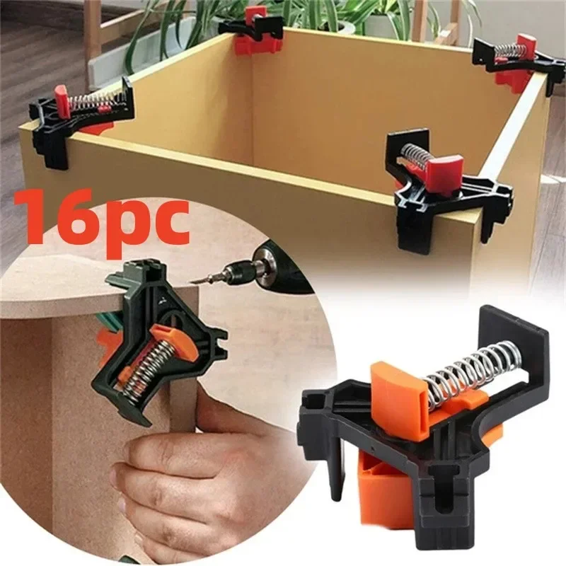 

16CS Woodworking Clamp Set 60/90/120 Degrees Corner Clamp Wood Angle Clamps Woodworking Frame Clamp Woodworking Hand Tool