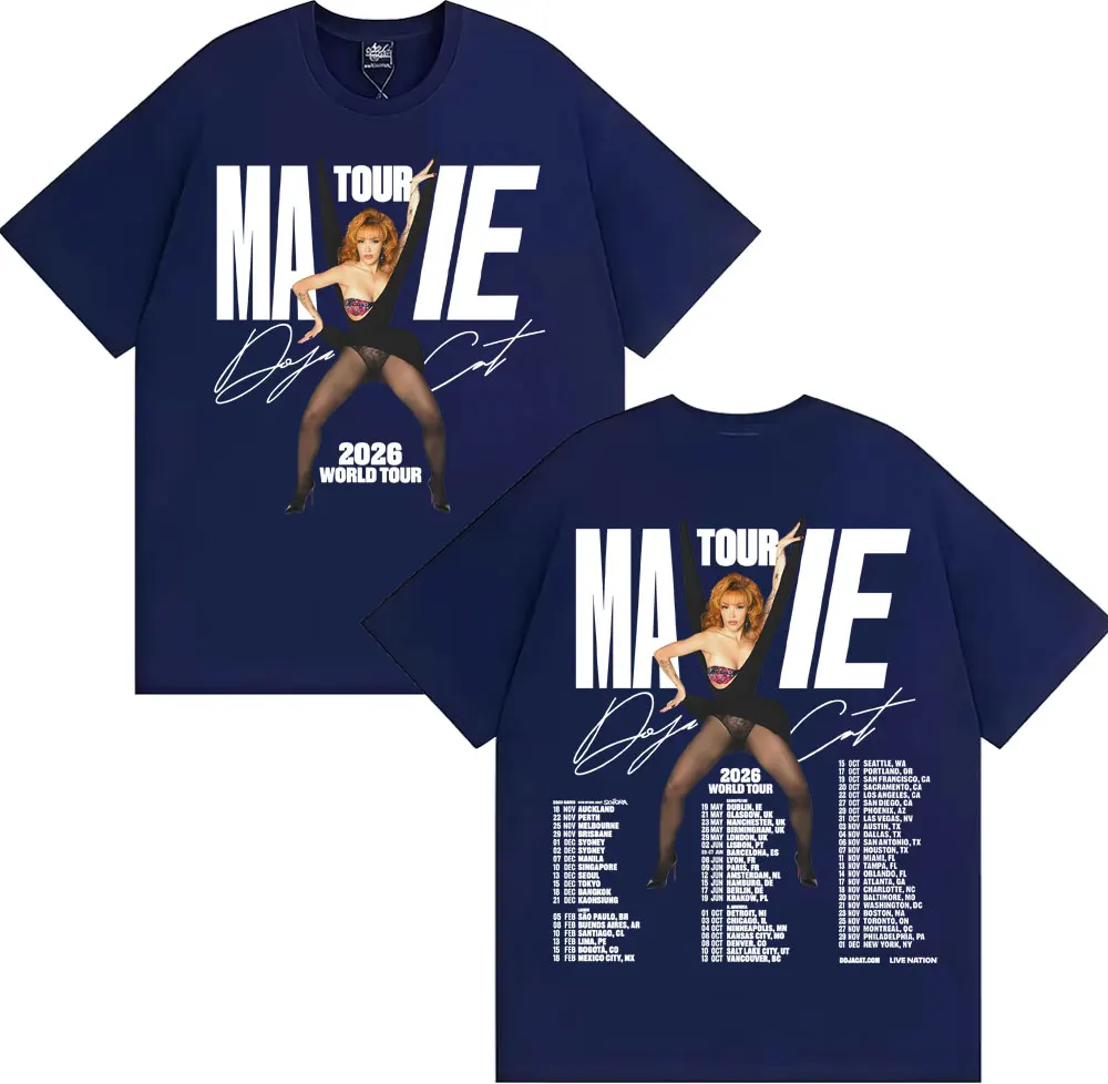 Doja Cat Ma Vie World Tour 2026 Merch T Shirt Men Women Fashion