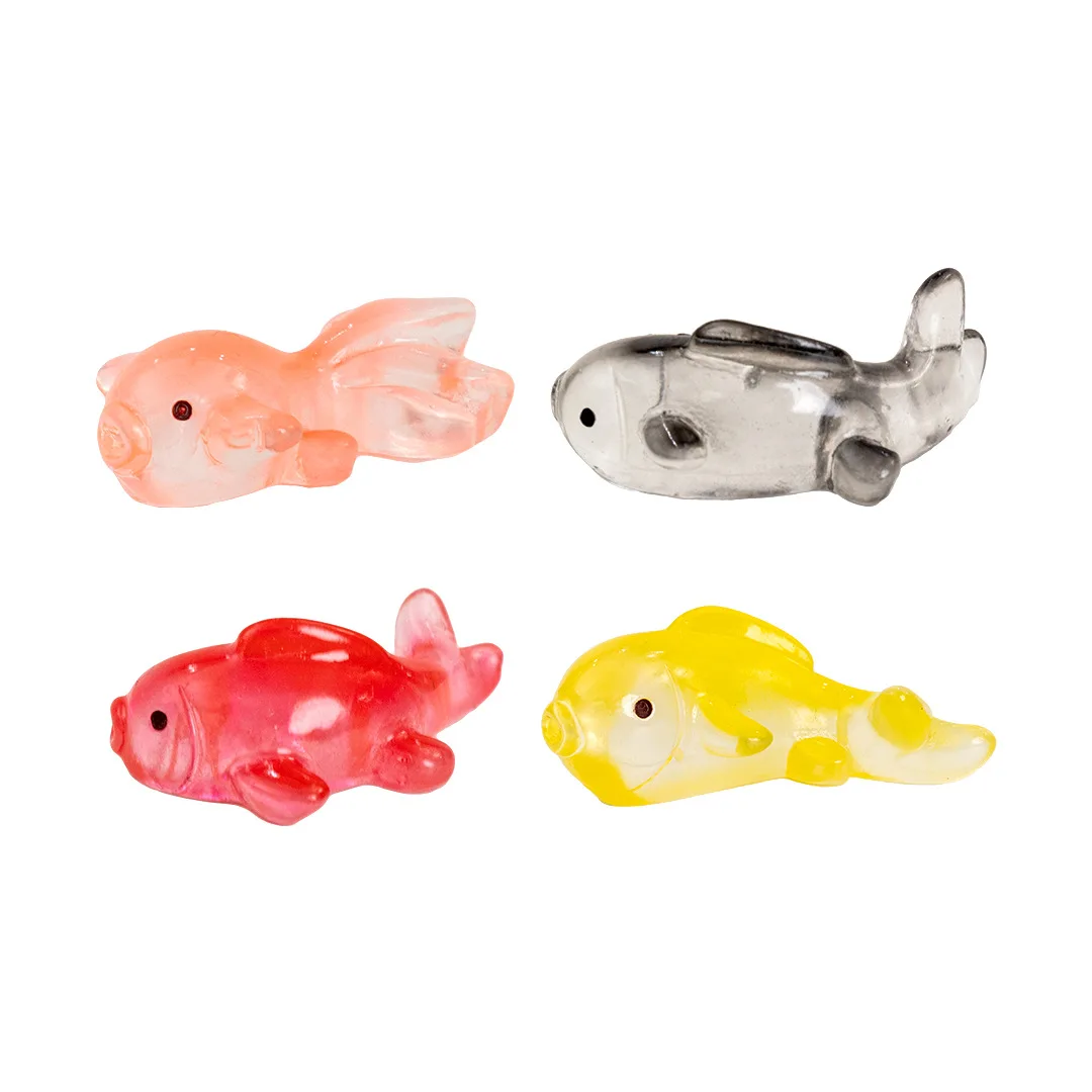 Cute Small Fish Ornaments Koi Carp Aquarium Small Ornaments Cute Fish Tank Mini Figurines DIY Kawaii Micro Landscape Ornaments