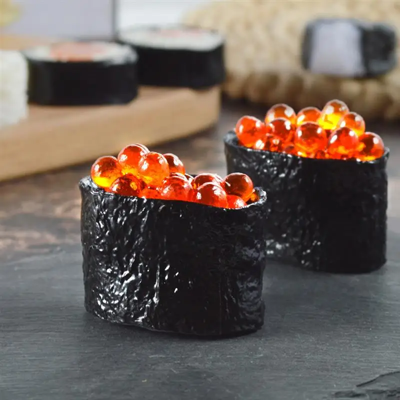 Artificial Sushi Food Model 6Pcs Japanese Fake Food