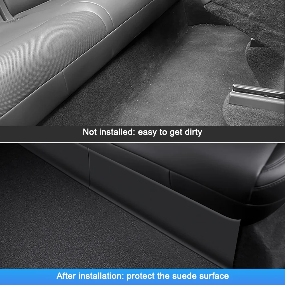 For Tesla New Model Y Juniper 2025 Launch Center Console Side Anti-Kick TPE Cove