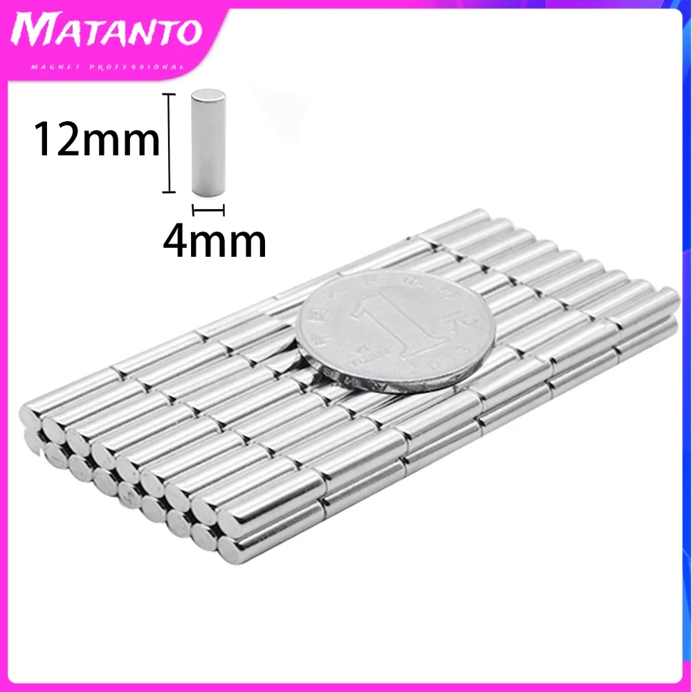 

20/50/100PCS 4x12mm Mini Small N35 Neodymium Magnets Round Fridge Magnet Disc Permanent NdFeB Strong Powerful Magnetic Sheet