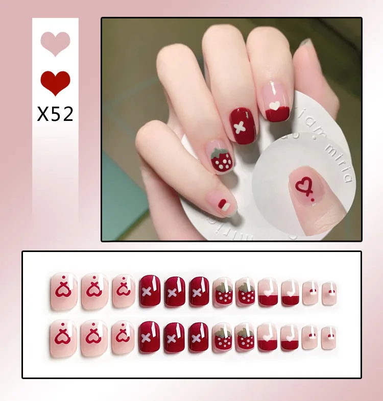 X52 Press On Nails