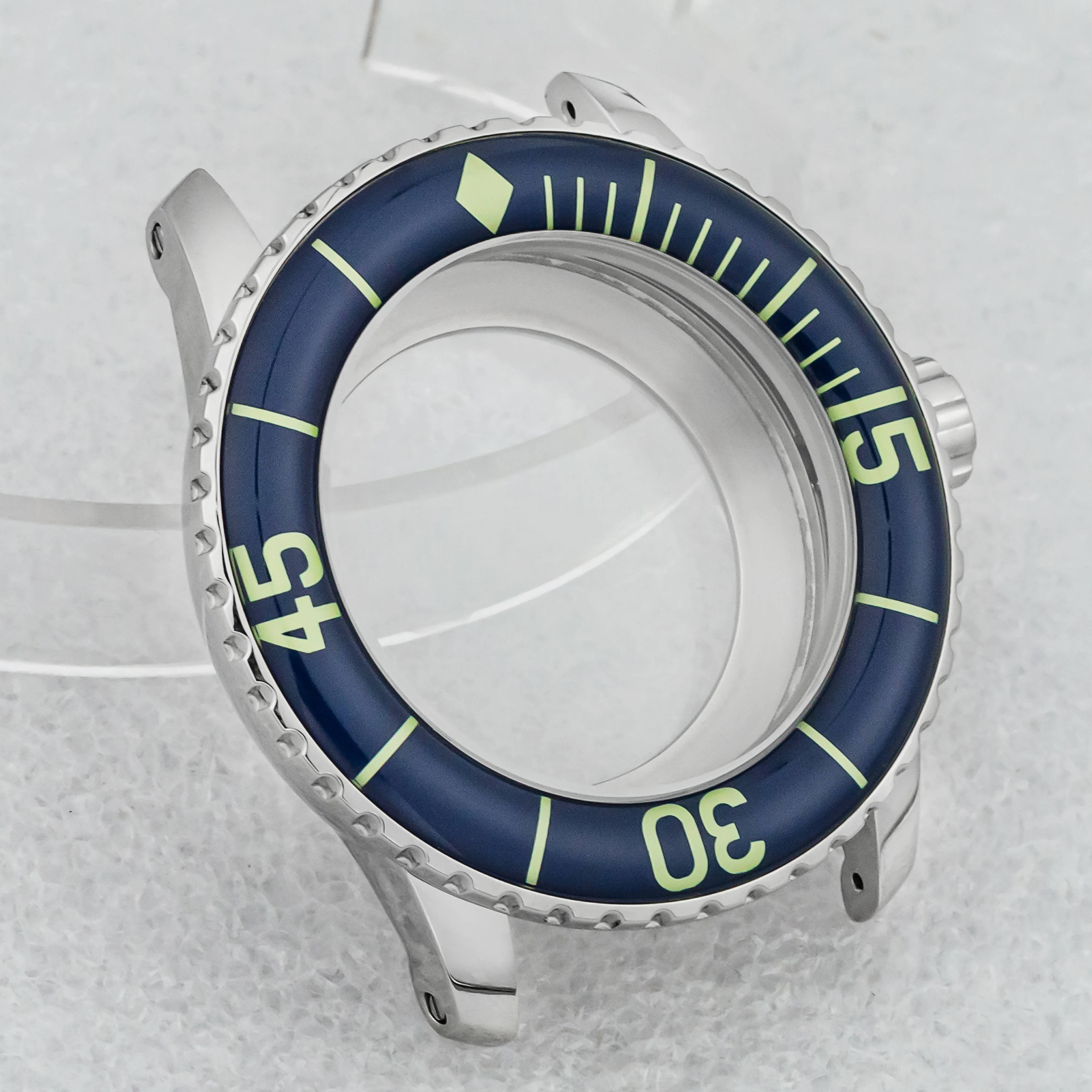Premium 45mm Stainless Steel 10ATM Waterproof Watch Case