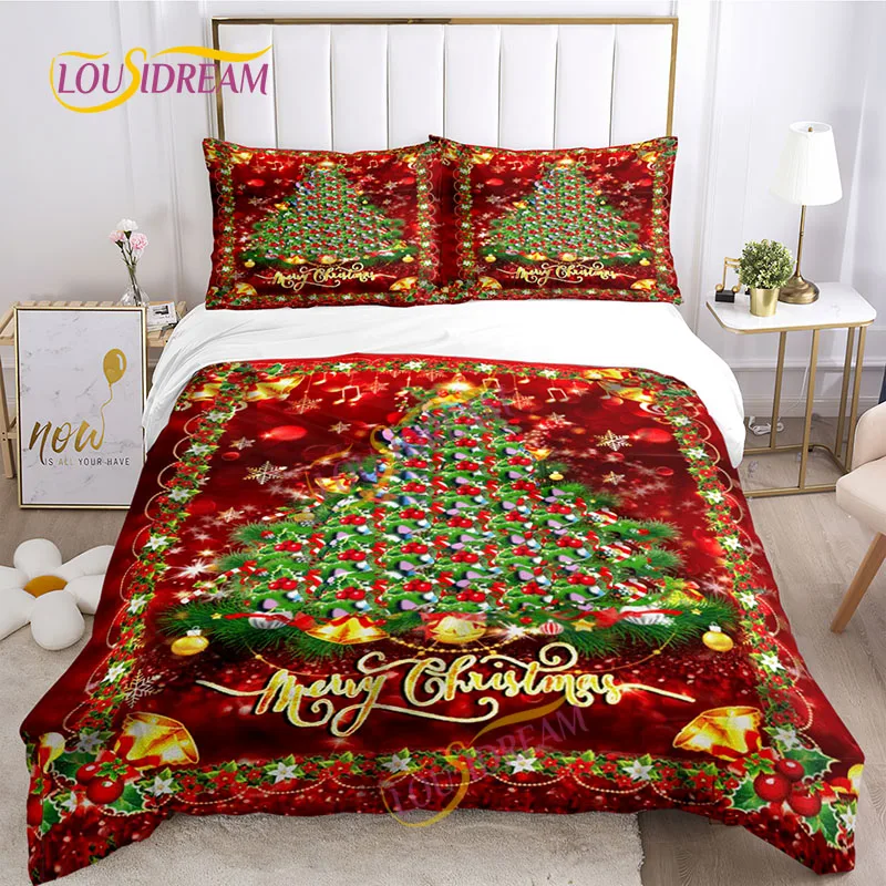 

Christmas Holiday Gift Duvet/Pillowcase Four Seasons Snowman Santa Claus Oversize Three Piece Soft Pillowcase Duvet Cover