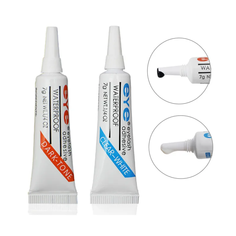 S167570dd27a741ff9eb2dbf84c48dc32H Waterproof Eyelash Glue Makeup Tools Strong Professional False Hypoallergenic EyeLash Glue Adhesive 7g