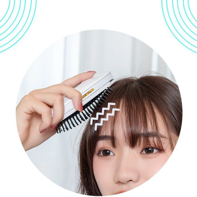 1 PCS ABS Portable Universal Steam Spray Hair Comb Vibration Ionic Hair Comb