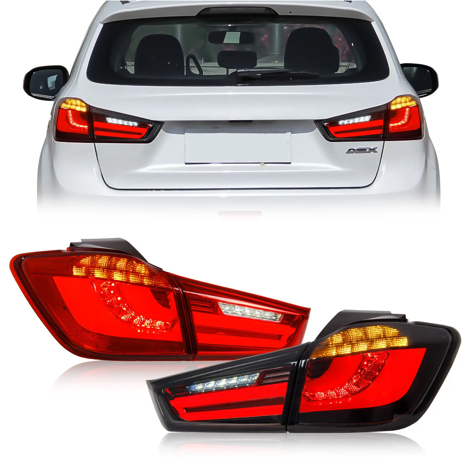 Dynamische Richtingaanwijzer 1 Set LED-richtingaanwijzers En