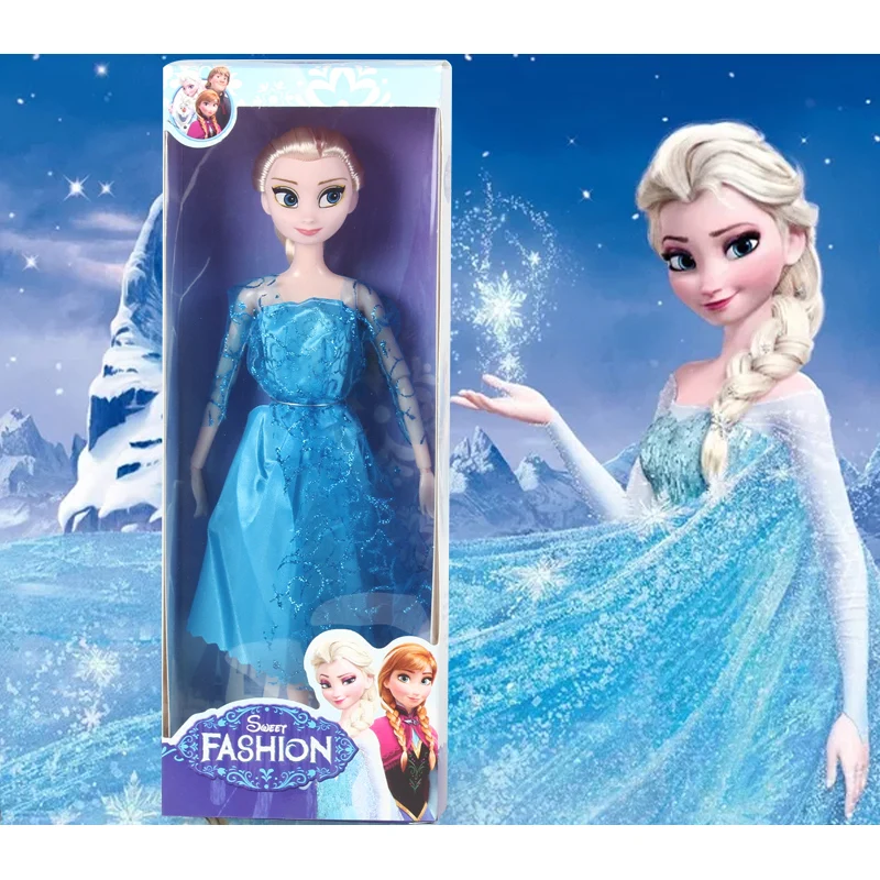 Disney Frozen 40cm 30cm Plush Doll Toys Cute Girls Toys Princess Anna& Elsa  Doll Girl Birthday Gifts Pelucia Boneca Juguetes - AliExpress