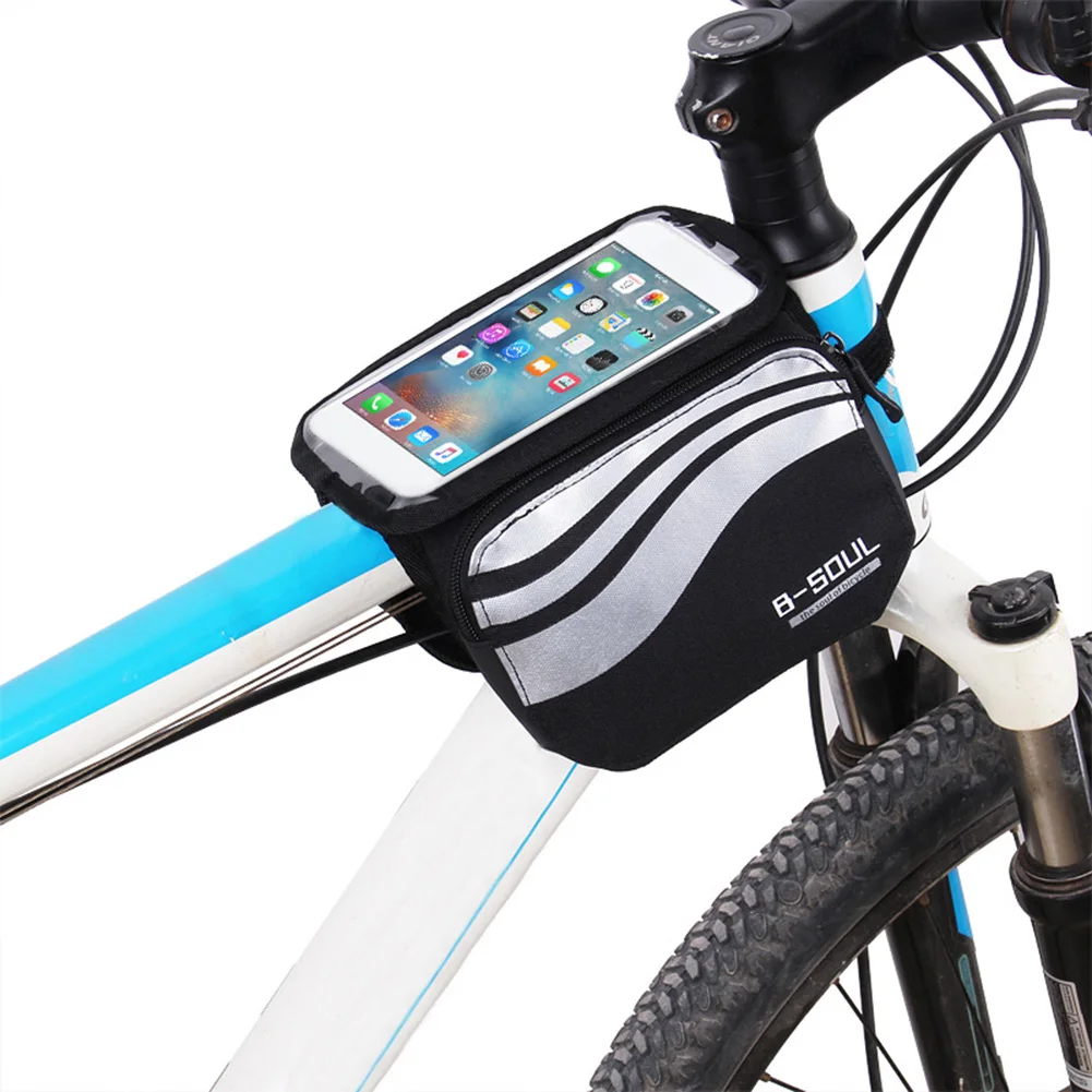 

Portable Bicycle Bag Rainproof Touch Screen Phone Top Tube Bag MTB Road Bike Frame Front Saddle Bag & Pannier Bike Accessories