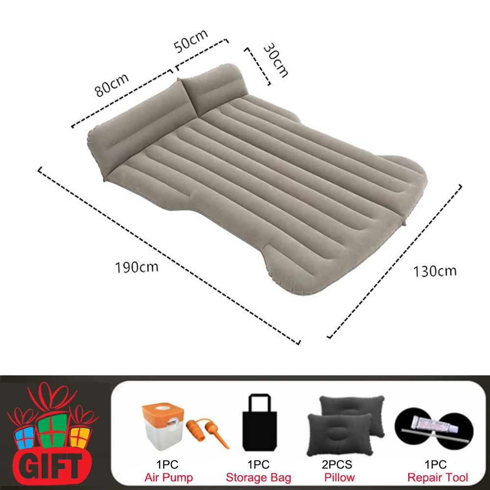 Car Air Inflation Mattress For Tesla Model Y Auto SUV Trunk Inflatable Pad Folding Sleeping Mat Air Bed Travel Camping Nap