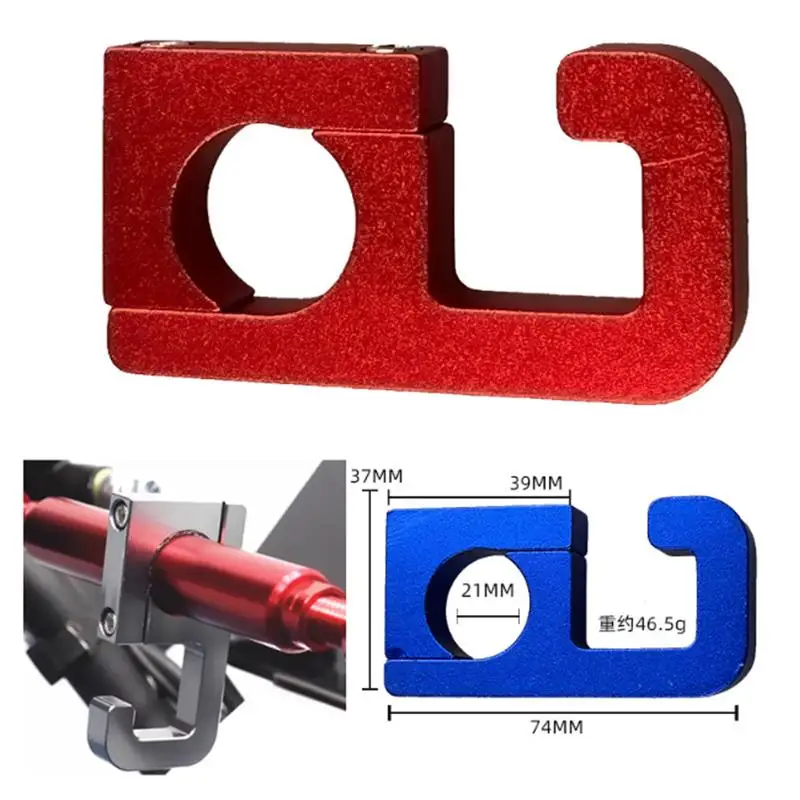 Motorcycle Handlebar Storage Hook Motorcycle Handlebar Hook Scooter Luggage Bag Hanger Helmet Claw Hook Storage Bag Aluminum Holder Electric Vehicles