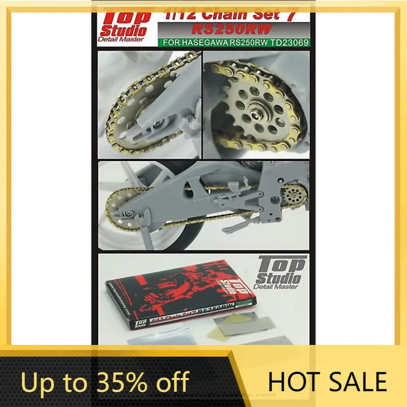 TopStudioModelMotorcycleChainSet7RS250RWDetailupSetForHasegawaModelCar