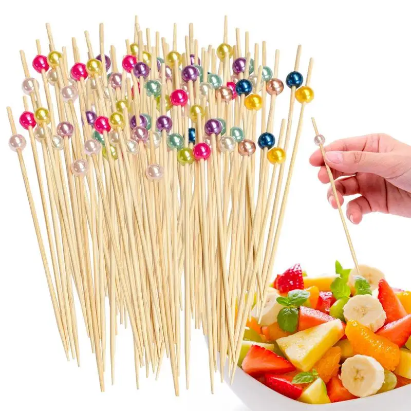 

Cocktail Toothpicks Appetizer Elegant Cocktail Toothpicks Cocktail Sticks Skewers For Drinks Desserts Charcuterie Color Pearl