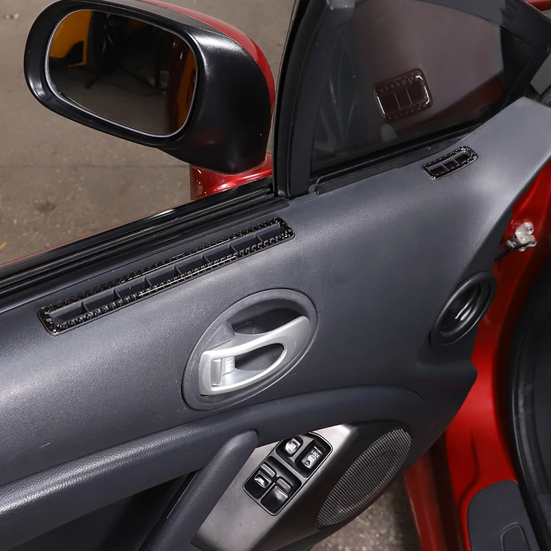 

Для Mitsubishi Eclipse 2006-11 мягкое карбоновое Fibr автомобильное дверное вентиляционное отверстие A/C выходное кольцо отделка рамка Крышка отделка стикер автомобильные аксессуары