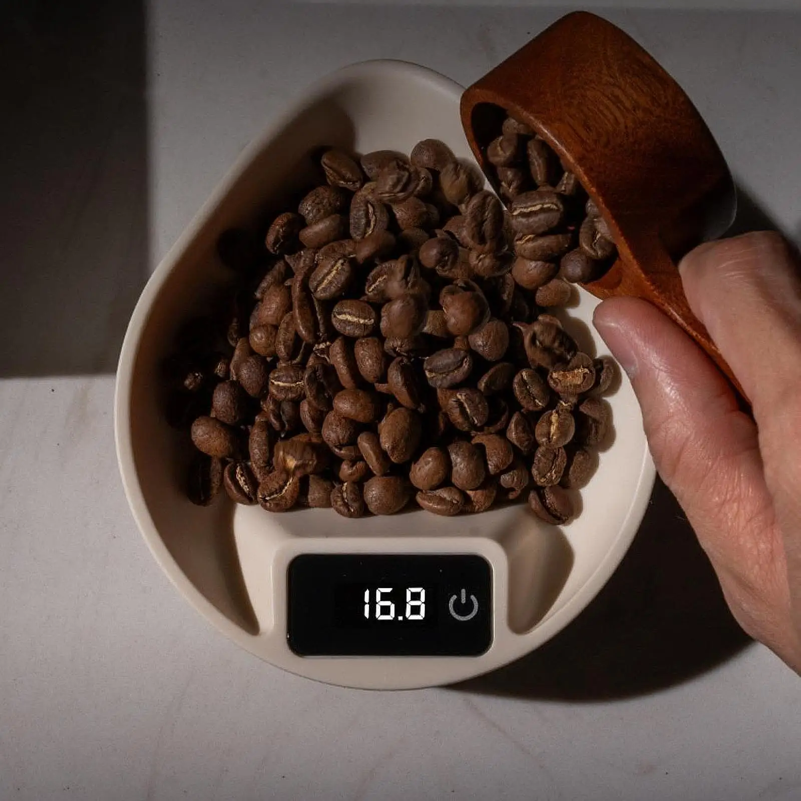 Coffee Scale LED Screen Precision Multifunction Portable Espresso Coffee Scale Waterproof for Coffee Barista Baking Home Kitchen