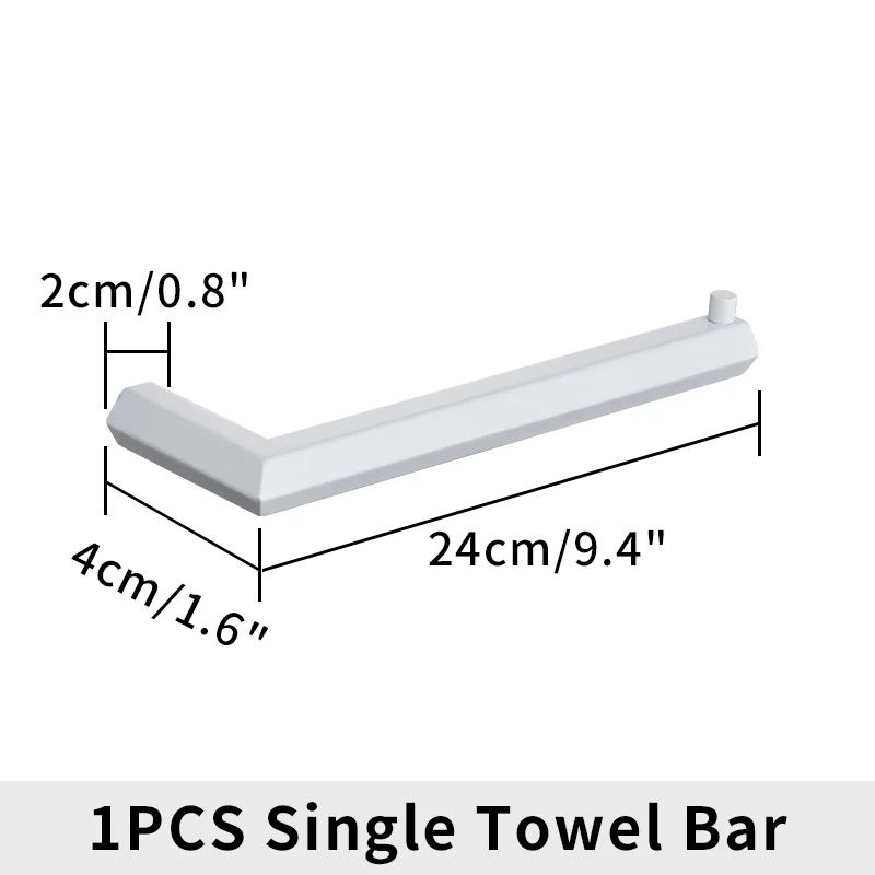 White Towel Ring