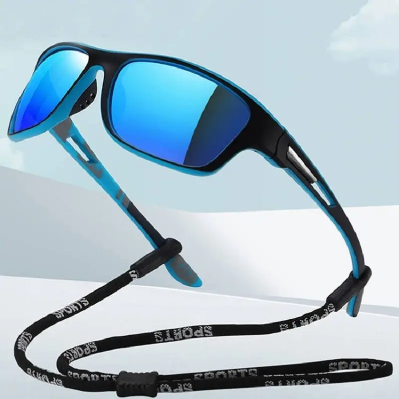 Polarized Men's Outdoor Sunglasses with Anti-Slip Rope