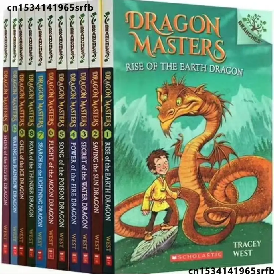 

23 Books/Set Dragon Masters Children Books Kids English Reading interesting Story Book Chapter Book Novels read train 5-10 years