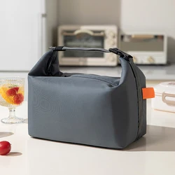 Deluxe Leakproof Insulated Lunch Tote with Large Capacity (Grey)