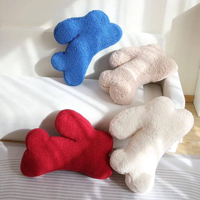 INS Kawaii Rabbit Pillow Stuffed Cartoon Bunny Rabbit Plush Toy Cushion Sofa Home Decor Birthday