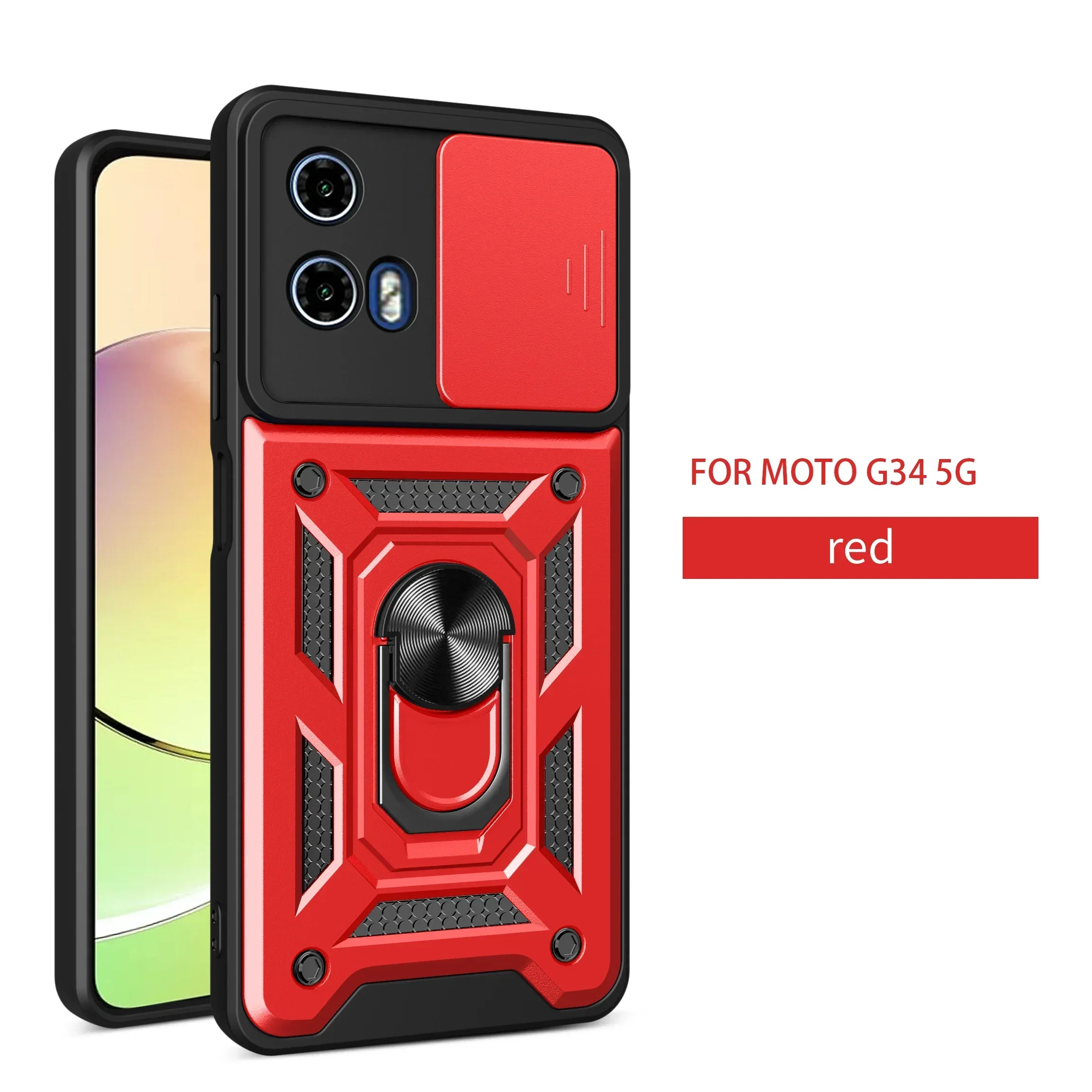 Shockproof Slide Camera Lens Holder Protective Case