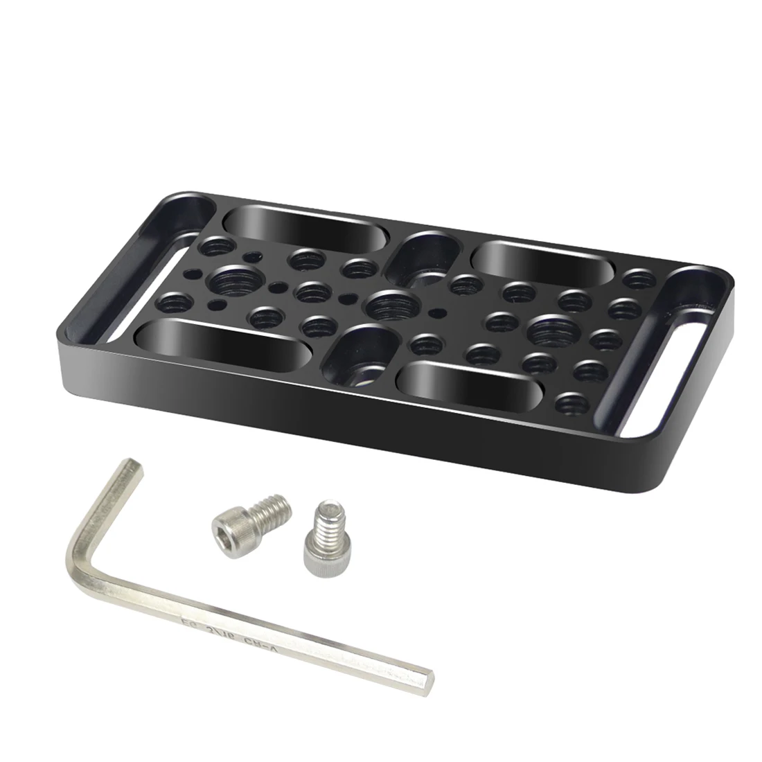 Multi-Zweck Schalt Platte Käse Brett Leicht Platte 1/4 3/8 ARRI Kalten Schuh für Railblock Schwalbenschwanz Stangen DSLR Kamera käfig Rig – Detail 13