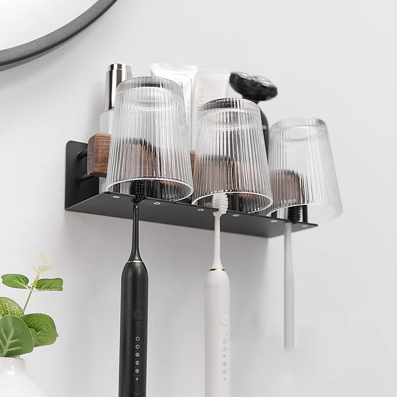 Holder Bathroom Organizer Toothpaste Storage Rack Razor Stand Organizer Shelf Bathroom Accessories bathroom organizer