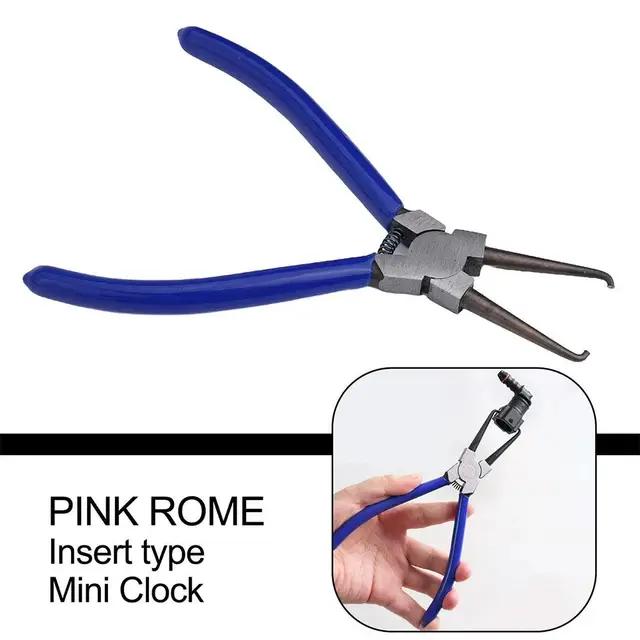 Pinza per morsetto blu/verde Pinza per serraggio comune per rimozione rapida del filtro Pinza per morsetto per linea olio Strumento automatico per staccare tubi di carburante 2