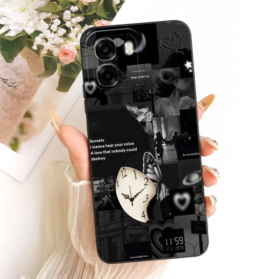 Luxury Fashion Cute Painted Silicone Case - Oppo A6 Series