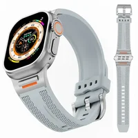 Bracelet de sport pour hommes adapté pour Apple Watch S11 10 46mm Ultra 3 49mm 45 44 40 38mm bracelet en silicone adapté pour iWatch 987SE6453 1