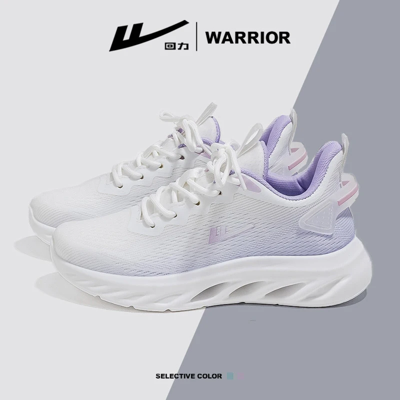 WARRIOR Women's Sports Specific Running Shoes Design Gradient Mesh Breathable Lightweight Walking Shoes Leisure Gym Sneaker 2