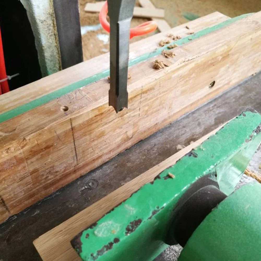 6.4/8/9.5/12.7mm Woodworking Square Hole Drill Bit Square Punching Bit Spiral Slot Chisel Woodworking Tool Punching Bit