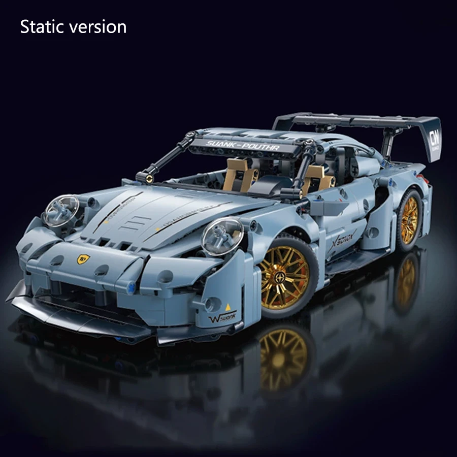 DWEG CADA C63002W Version Dynamique Du Modèle De Bloc De Constructi De Voiture De Sport1812pcs 110 Convient Au Kit Pagani Amz