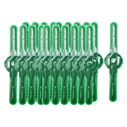 20 - Pack Plastic Blades for Electric Lawn Mower and Garden Trimmer (Green - 20pcs)