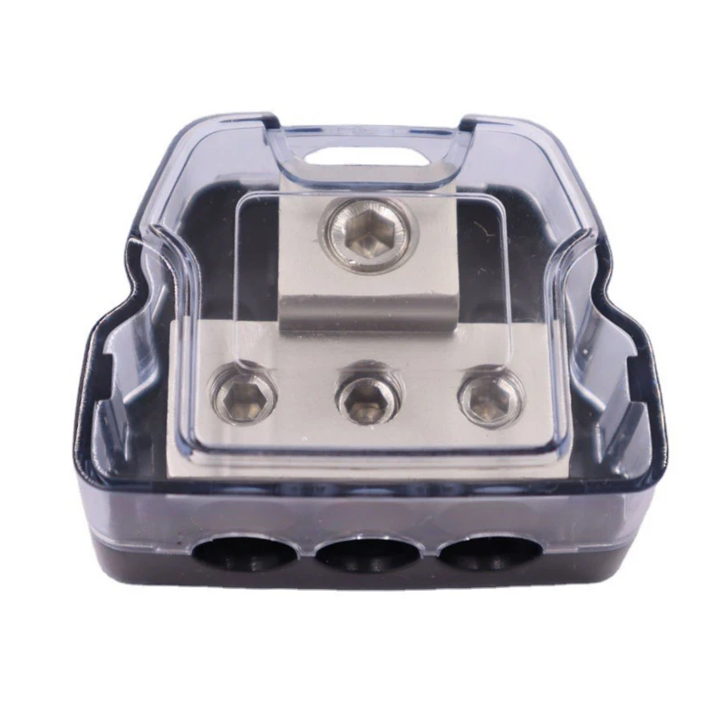 

Amplifier 1 in 3 Way Out Power Ground Distribution Block for Car