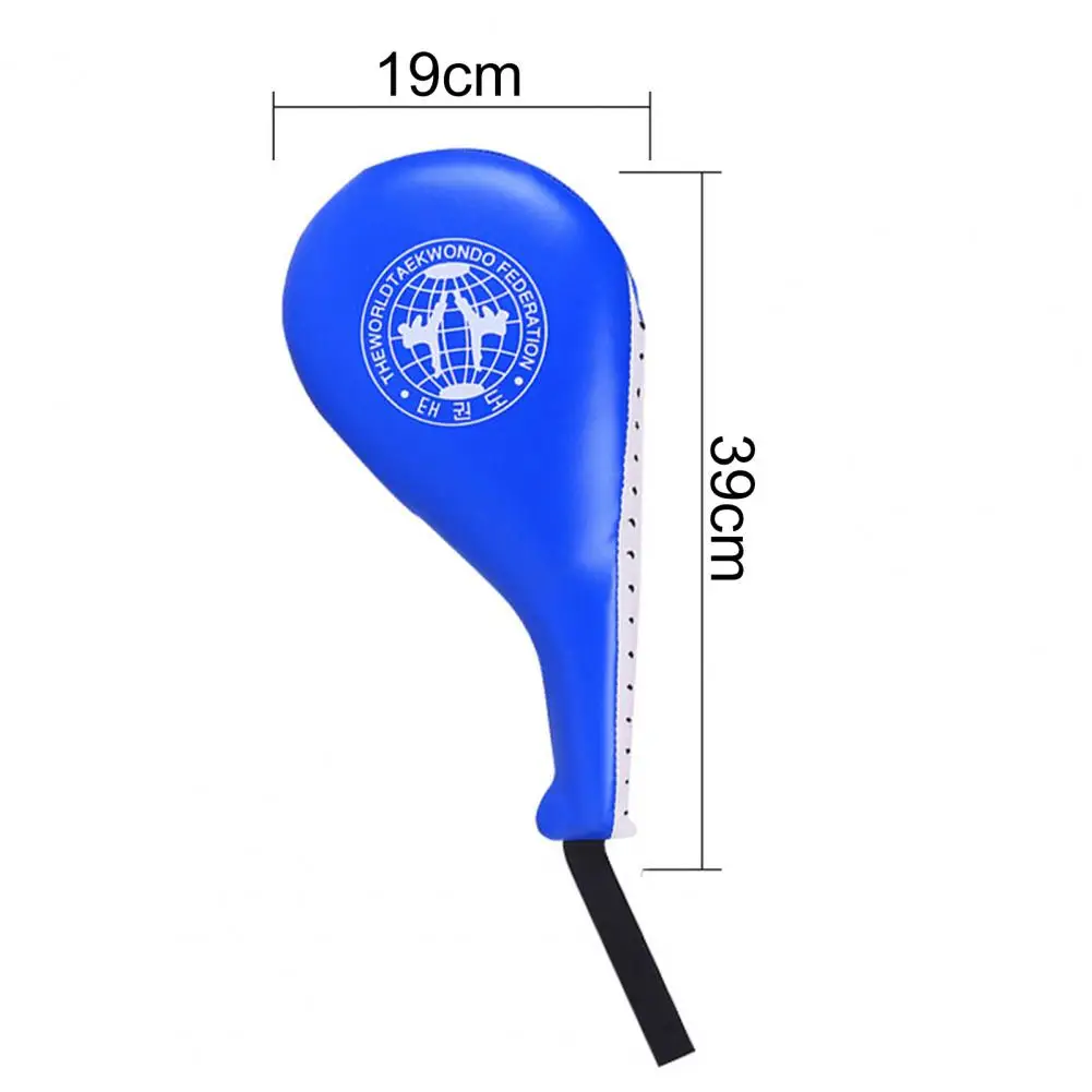 Boxing Target Ergonomic Kick Resistant Kick Pad Target Shock-Absorbing Faux Leather Taekwondo Foot Loud