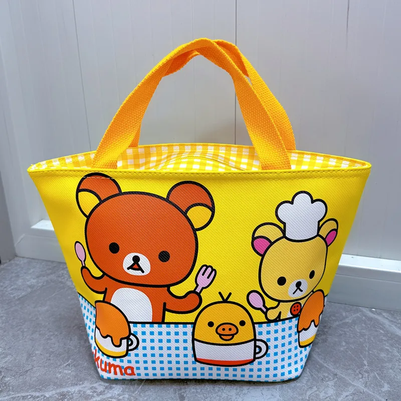 Rilakkuma Lunch Bags for Women Cute Relax Bear Cooler Bag Kids
