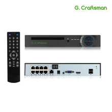 XMeye 4K 8ch POE NVR Support 16ch 4K  Network Video Recorder H.265+ Onvif 1 HDD 24/7 Recording IP Camera Onvif P2P System ICSee
