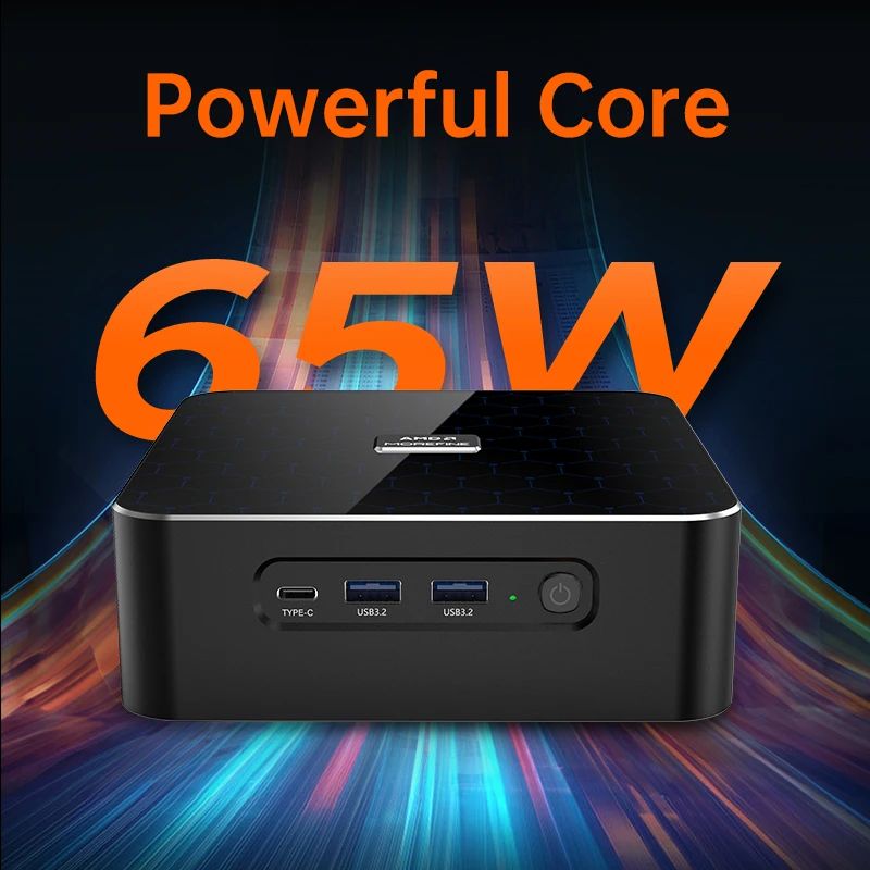 MOREFINE Mini Pc gamer CPU Ryzen 9 8945HS AMD R7 8845HS R7-8745HS R5-8645HS 2.5G LAN Windows11PRO Desktop Computador Gaming PC 4