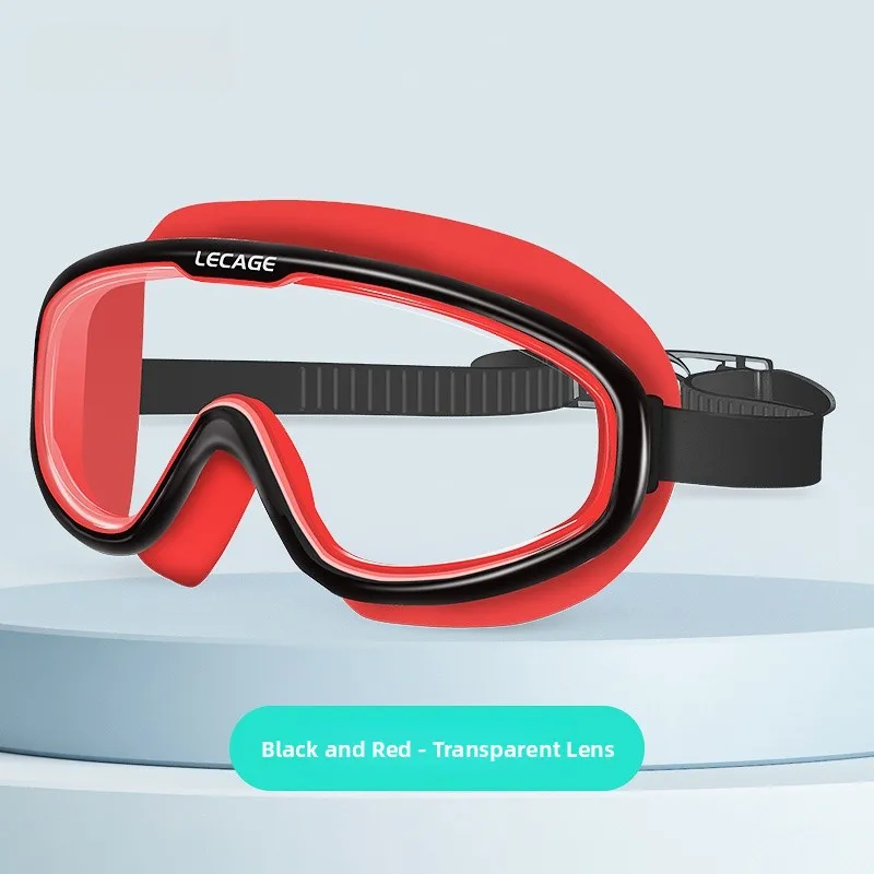 Red and black-transparent film (hd anti-fog)