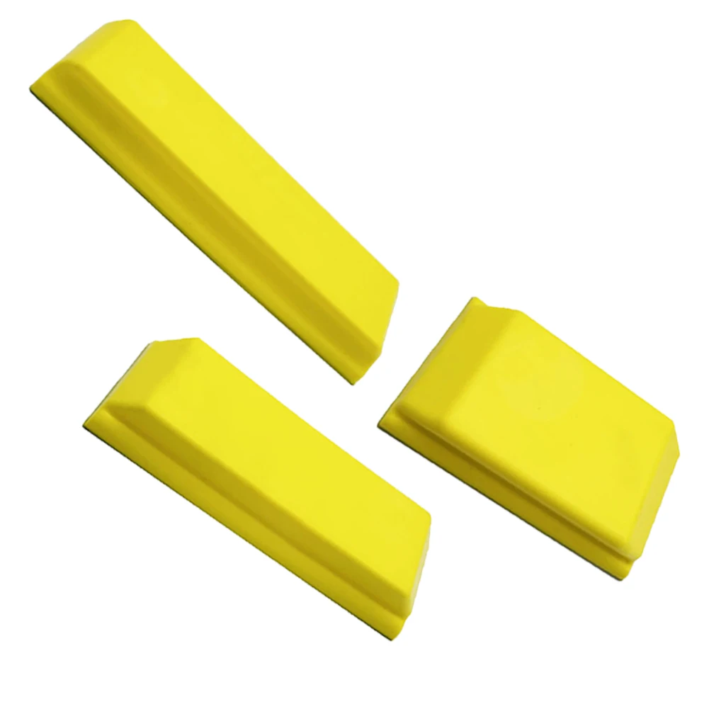 3Pcs Hook And Loop Hand Sanding Block For Polishing In Auto Body 10.7 7.6 4.7inch Abrasive Tools Polishing Pad
