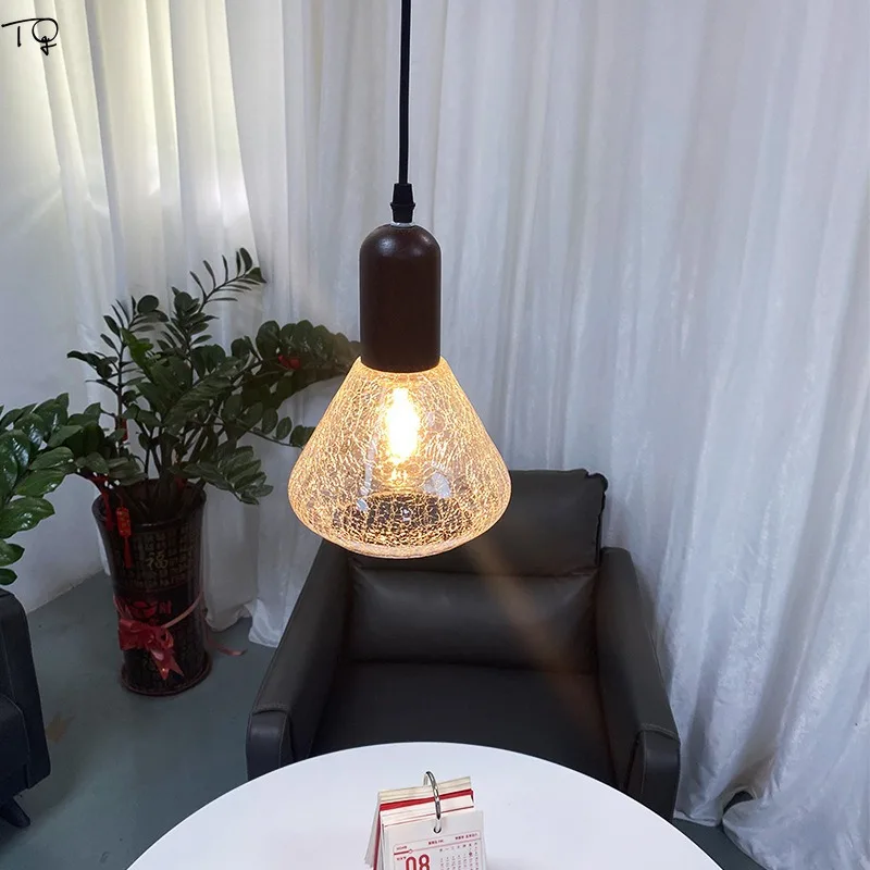 

Italian Design Minimalist Bedroom Bedside Glass Pendant Lights LED E27 Luxury Modern Light Fixtures Restaurant Bar Counter Cafe