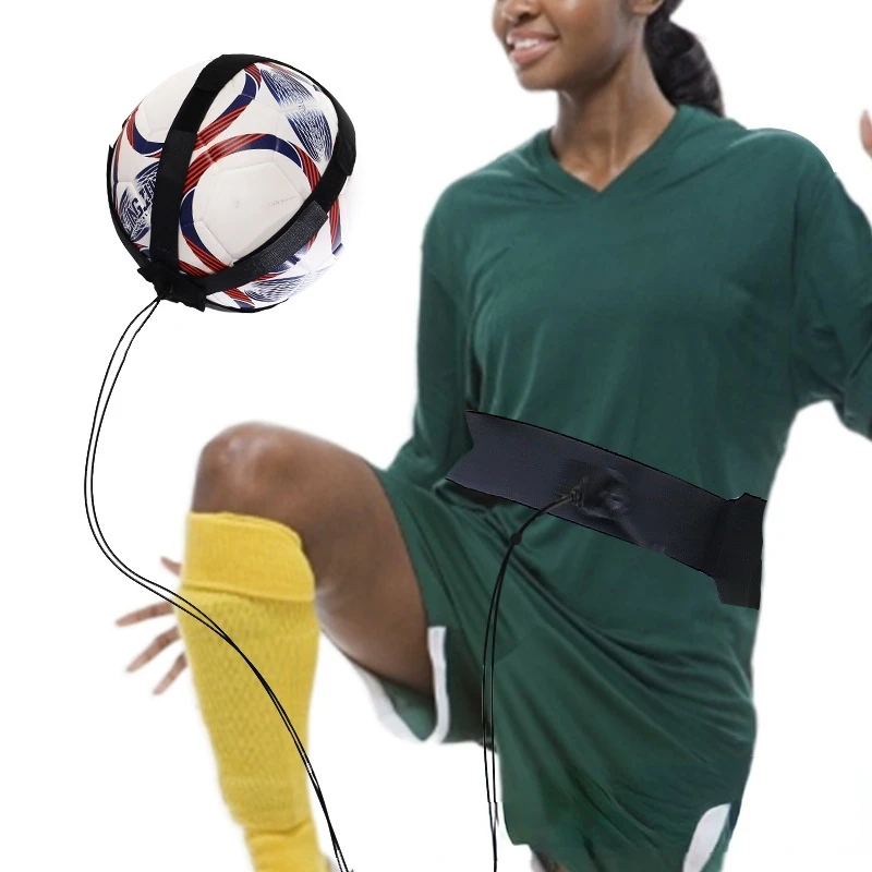 

Soccer Trainer Football Kick Soccer Ball Juggle Bags Children Auxiliary Circling Belt Kids Football Training Equipment Kick