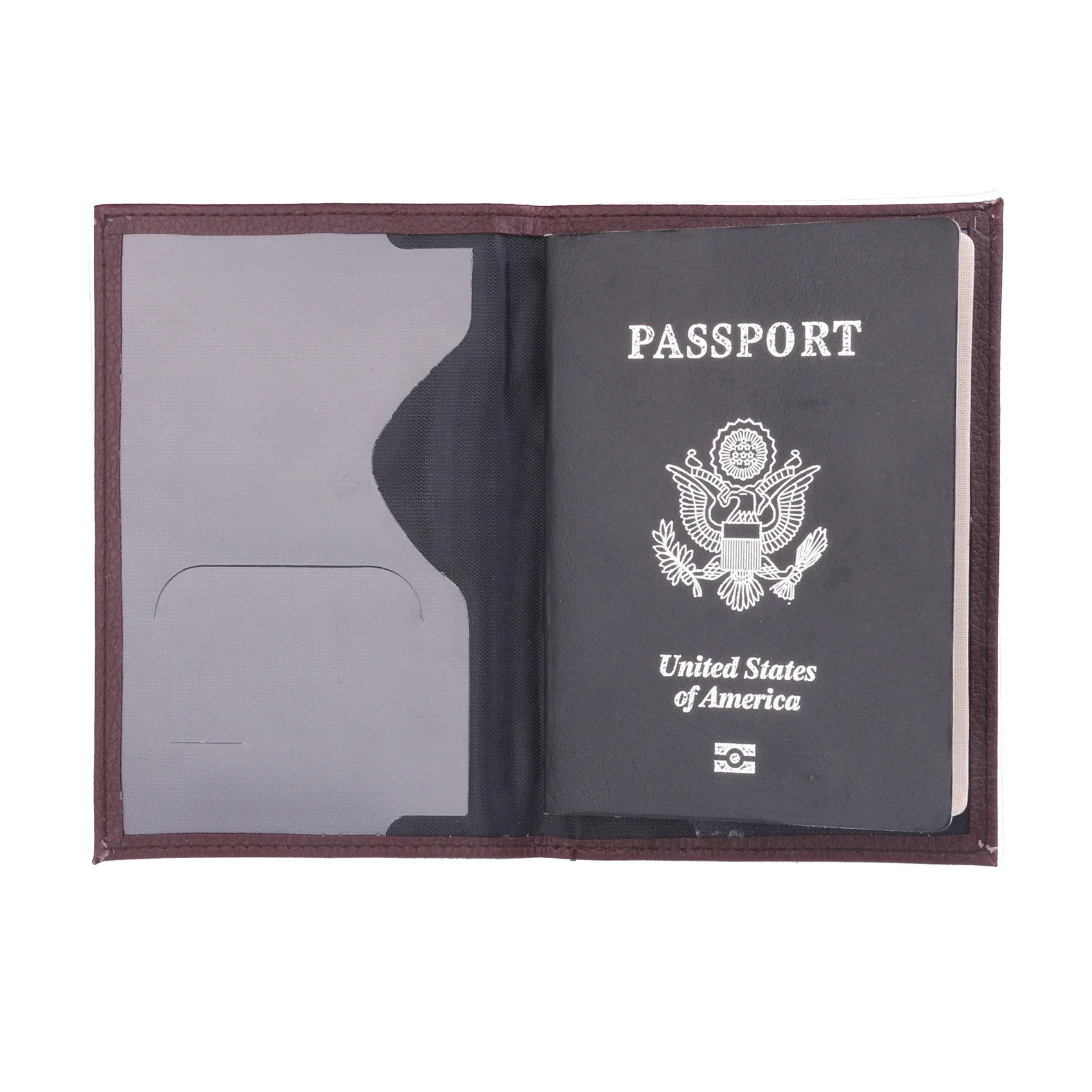 High Quality Pu Passport Protective Cover Bank Card Holder Travel Document Fashion Men and Women French Passport Cover Wallet - 4