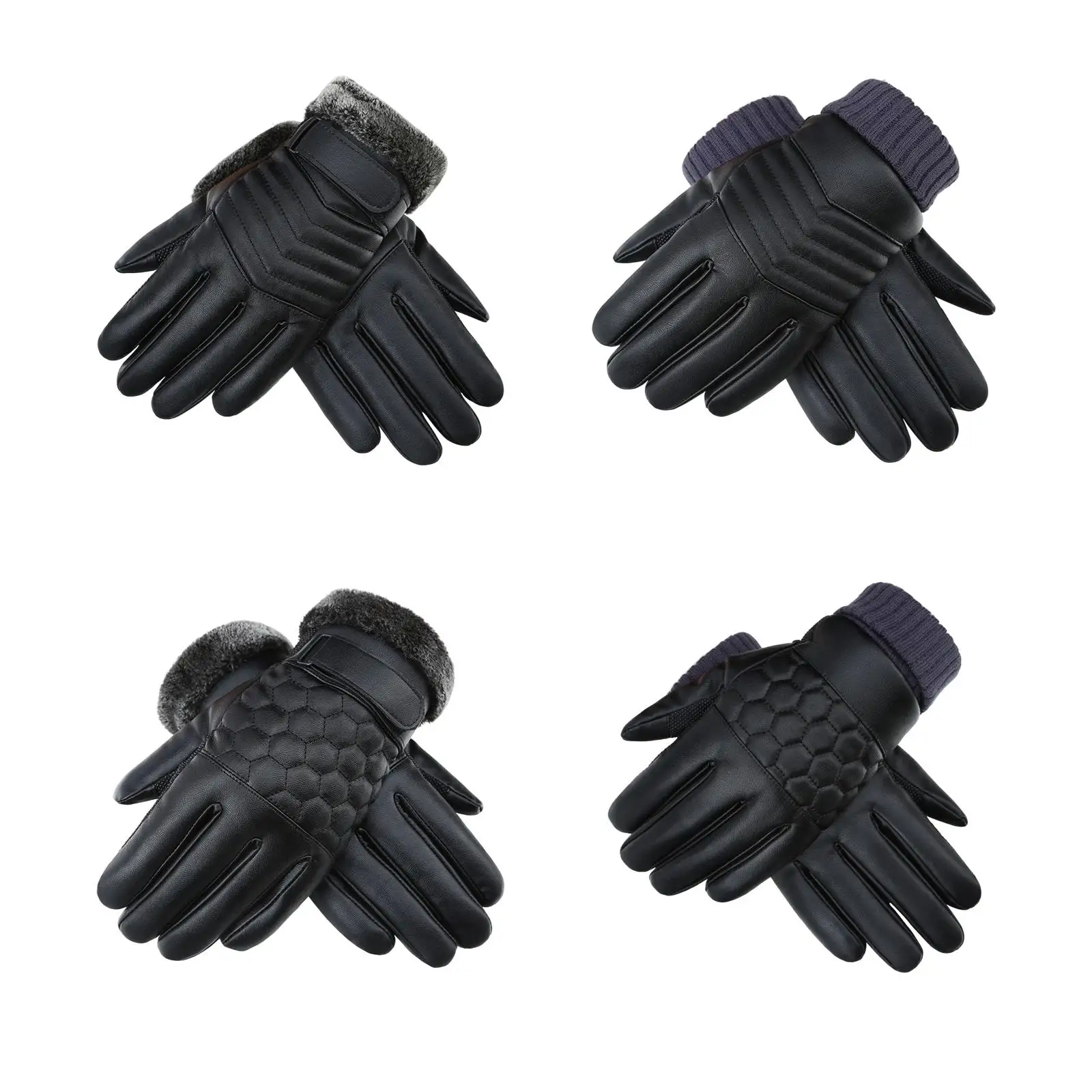 

Winter Gloves Touchscreen Comfortable Durable Weather Resistant Thermal Gloves for Driving Riding Typing Outdoor Sports Racing