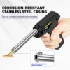 100W Soldering Iron Kit 2-In-1 With Spot Welding Head Screeding Head Plastic Welder Gun Kit Used For Repair Car Bumper-L 2